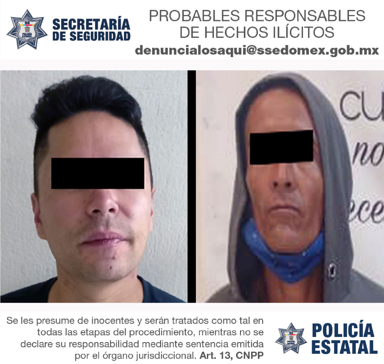 Elementos De La Secretaria De Seguridad Detienen A Dos Probables